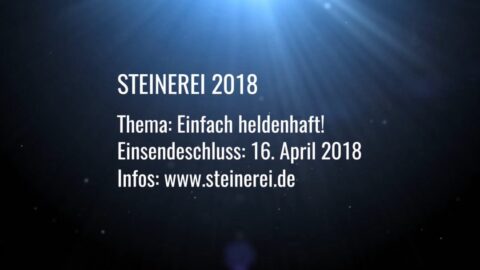 Steinerei 2018 – Aufruf zur Teilnahme