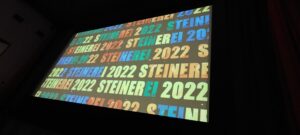 Steinerei 2022 Kinoleinwand