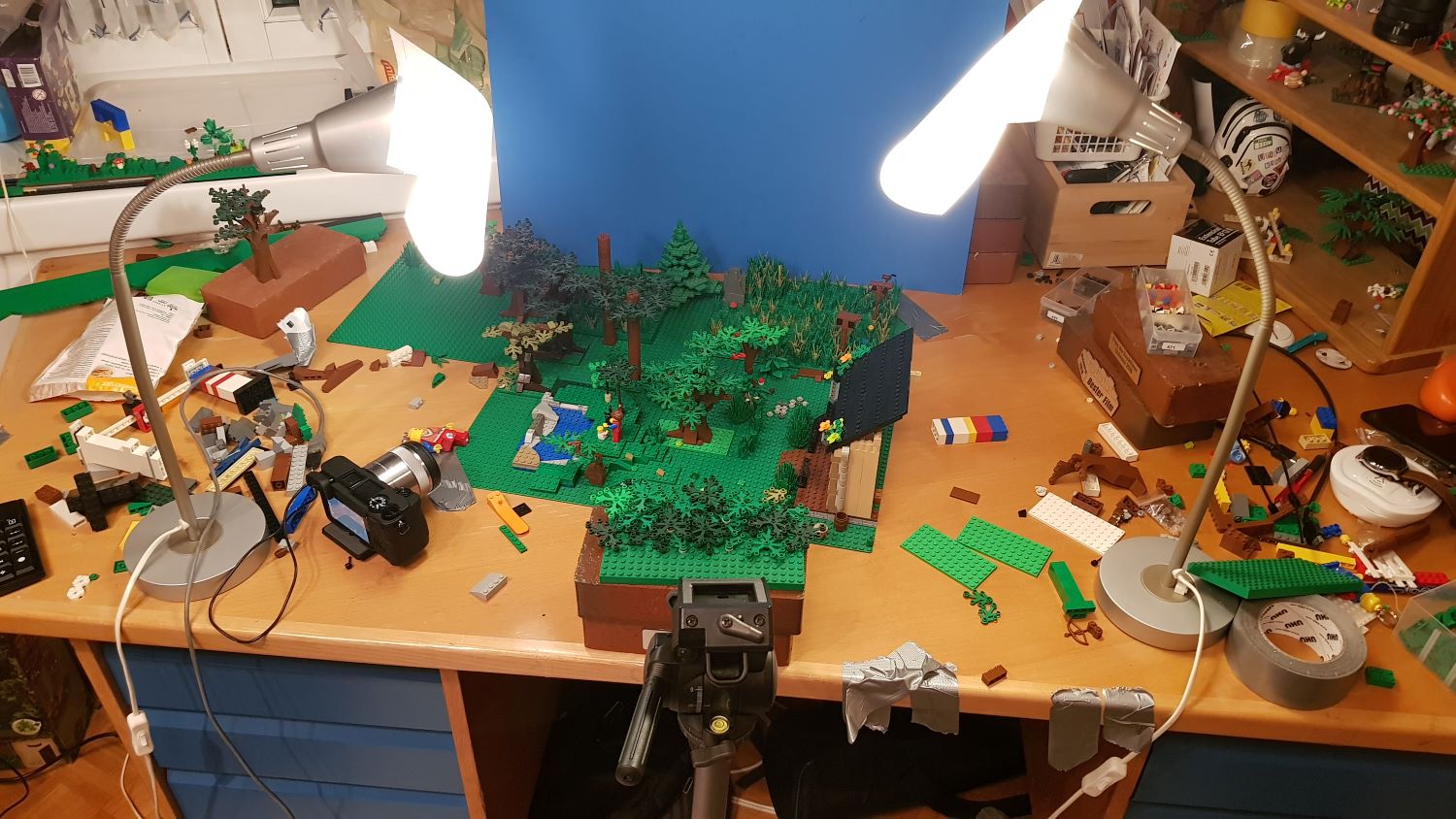 Ein Lego Filmset